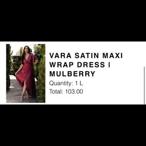 New Satin Wrap Dress